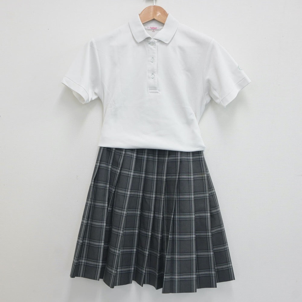 【中古】東京都 実践学園中学校 女子制服 3点（シャツ・スカート）sf021028