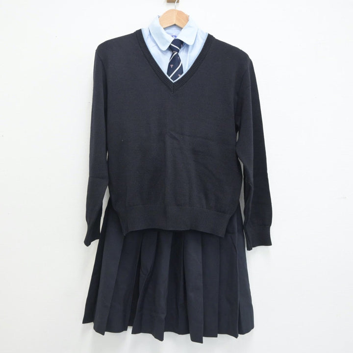 中古制服】東京都 日本大学鶴ヶ丘高等学校 女子制服 5点（ブレザー・シャツ・ニット・スカート）sf021036【リサイクル学生服】 |  中古制服通販パレイド