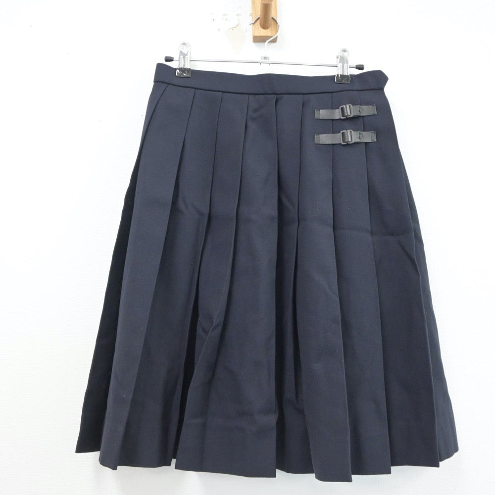 【中古】東京都 日本大学鶴ヶ丘高等学校 女子制服 5点（ブレザー・シャツ・ニット・スカート）sf021036