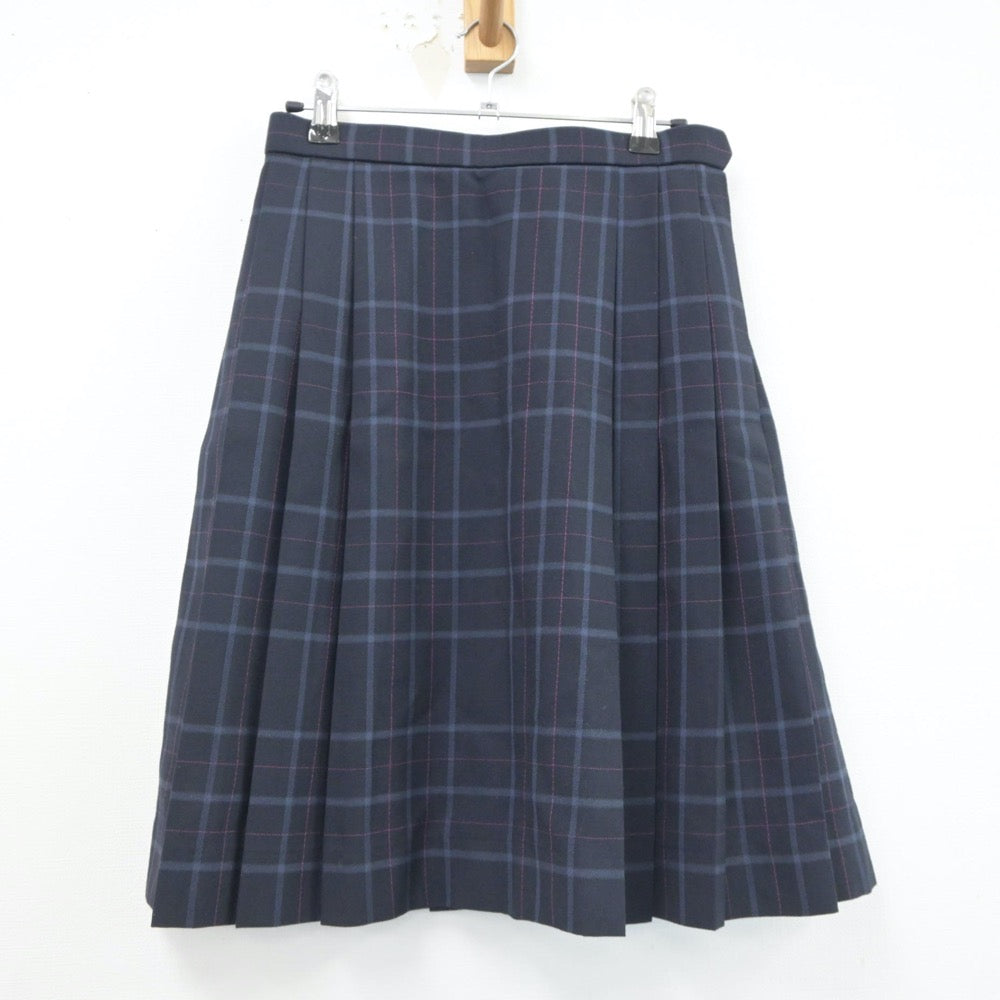 【中古】東京都 日本大学鶴ヶ丘高等学校 女子制服 2点（シャツ・スカート）sf021037