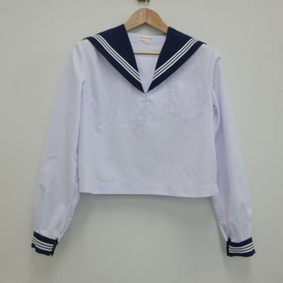 【中古】茨城県 坂本中学校 女子制服 2点（セーラー服）sf021042