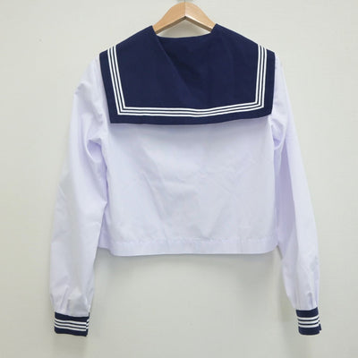 【中古】茨城県 坂本中学校 女子制服 2点（セーラー服）sf021042