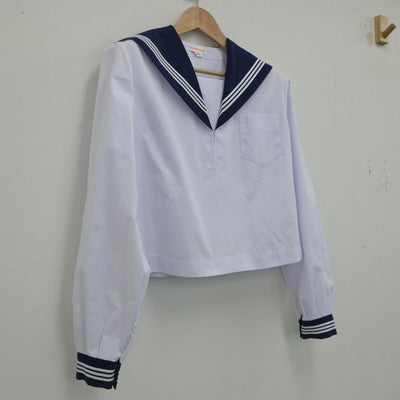 【中古】茨城県 坂本中学校 女子制服 2点（セーラー服）sf021042