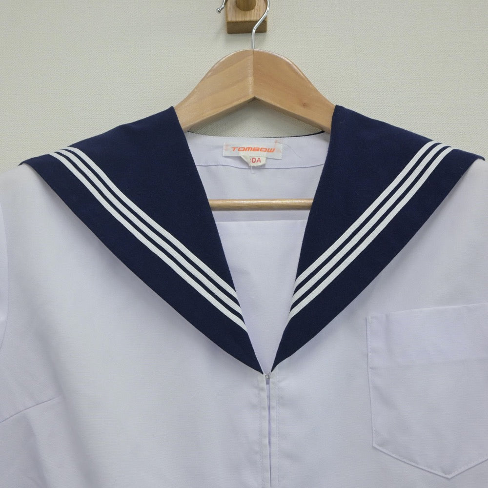 【中古】茨城県 坂本中学校 女子制服 2点（セーラー服）sf021042