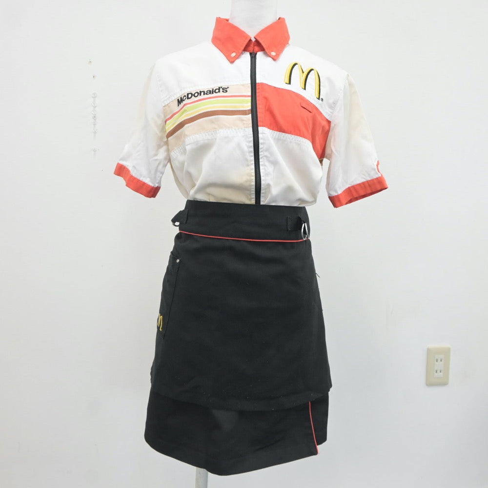 【中古】アルバイト制服 マクドナルド 3点 sf021044