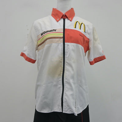 【中古】アルバイト制服 マクドナルド 3点 sf021044