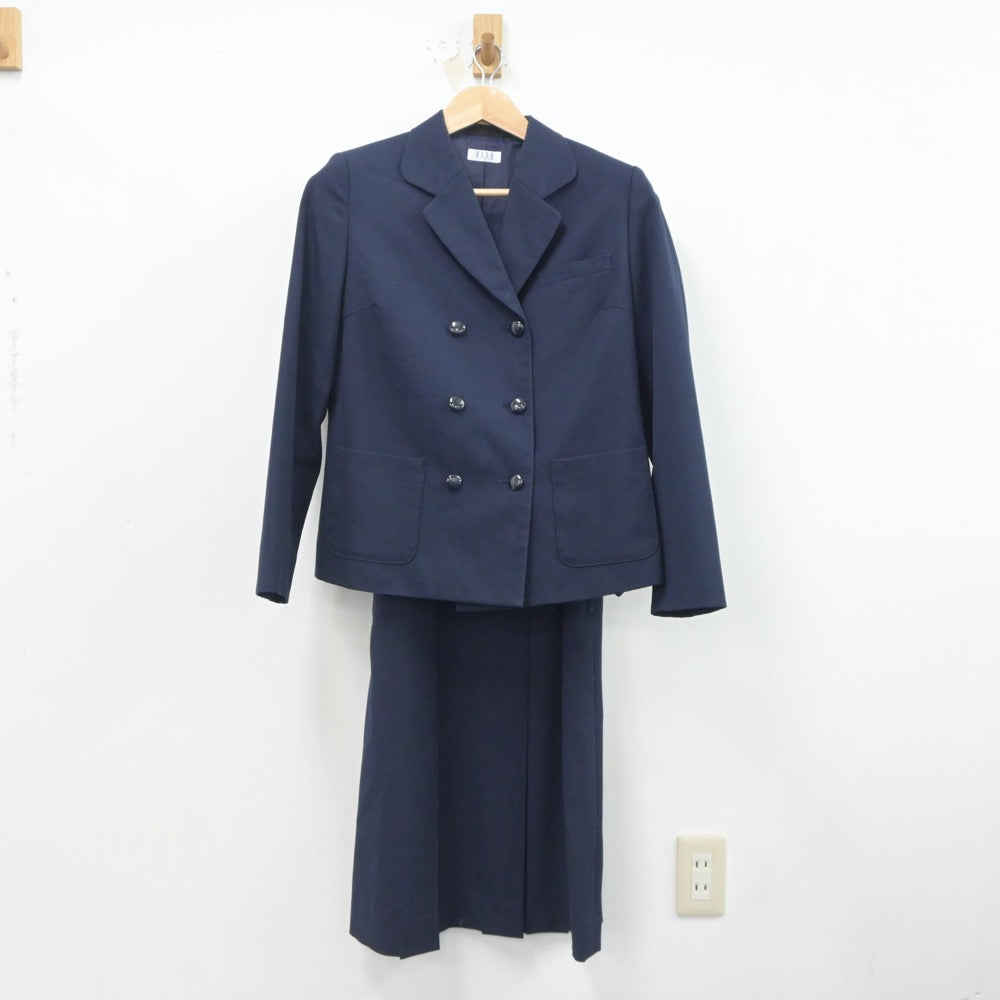 【中古】茨城県 石川中学校 女子制服 2点（ブレザー・ジャンパースカート）sf021078