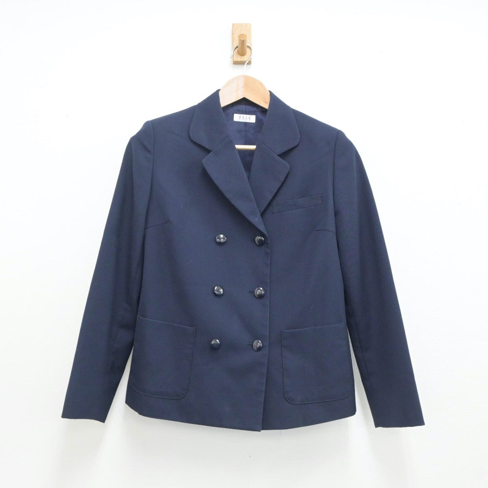 【中古】茨城県 石川中学校 女子制服 2点（ブレザー・ジャンパースカート）sf021078