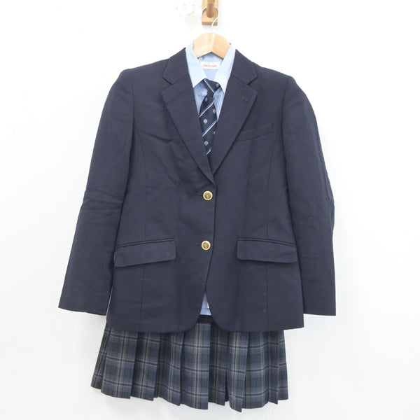 【中古制服】神奈川県 麻布大学附属高等学校 女子制服 5点（ブレザー・ニット・シャツ・スカート）sf021081【リサイクル学生服】 | 中古 制服通販パレイド