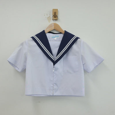 【中古】愛知県 八幡中学校 女子制服 2点（セーラー服・セーラー服）sf021087