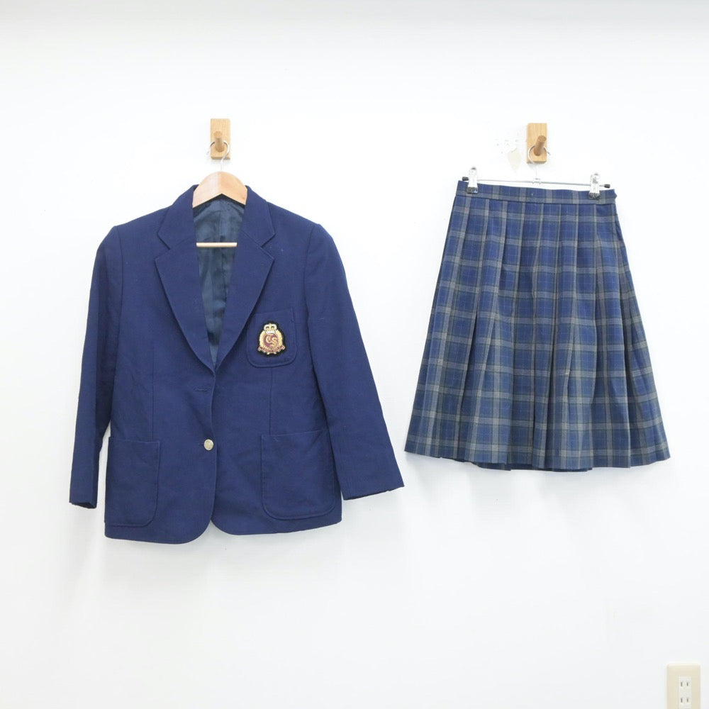 中古制服】茨城県 取手第二高等学校 女子制服 2点（ブレザー