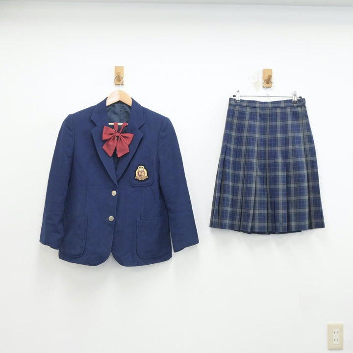 【中古制服】茨城県 取手第二高等学校 女子制服 3点（ブレザー・スカート）sf021098【リサイクル学生服】 | 中古制服通販パレイド