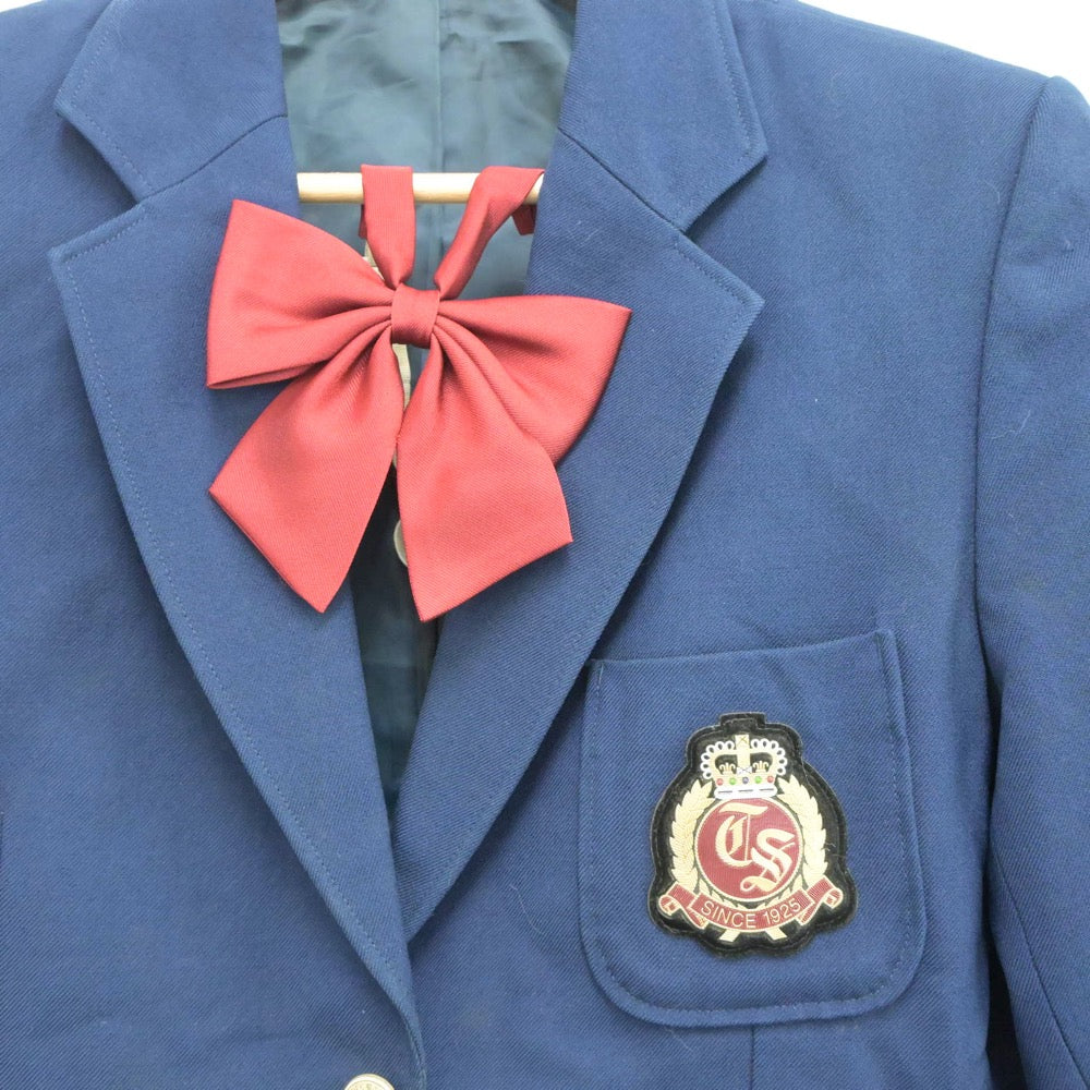 中古制服】茨城県 取手第二高等学校 女子制服 3点（ブレザー・スカート