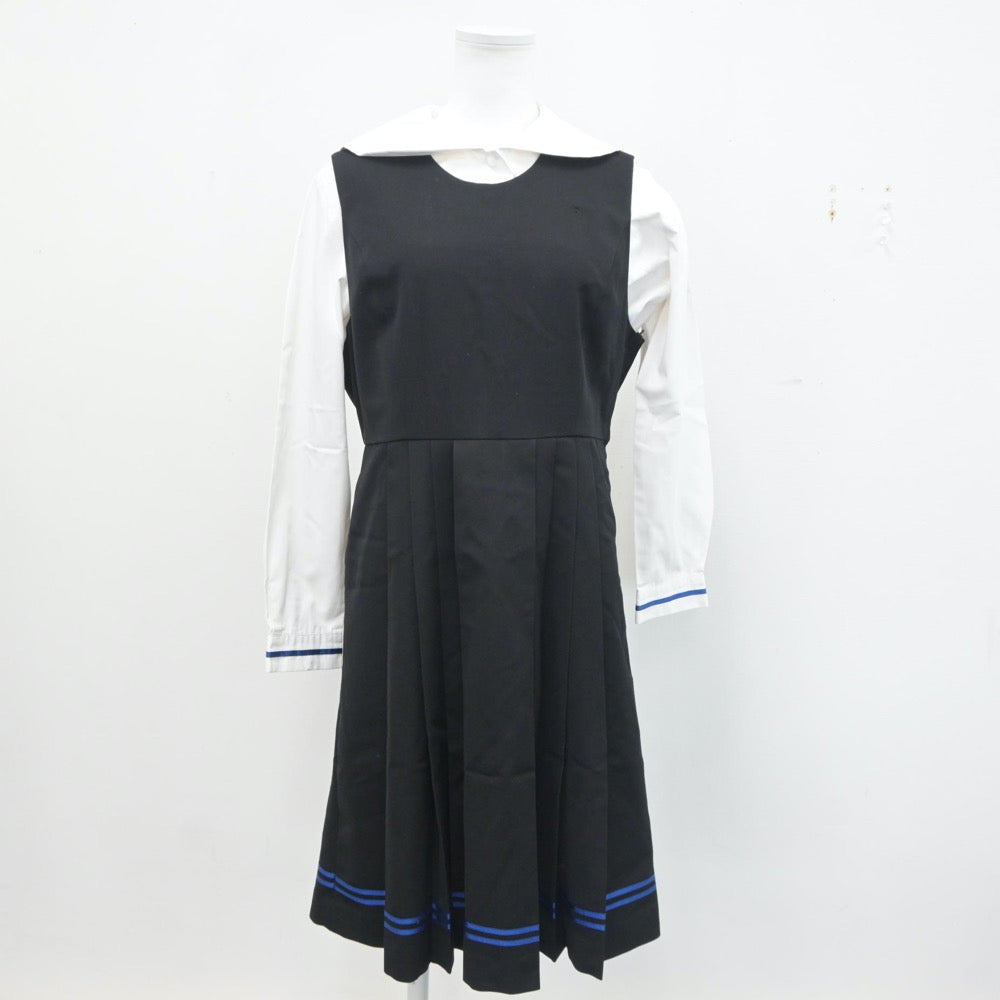 【中古】東京都 瀧野川女子学園高等学校 女子制服 3点（ブレザー・ジャンパースカート・シャツ）sf021105