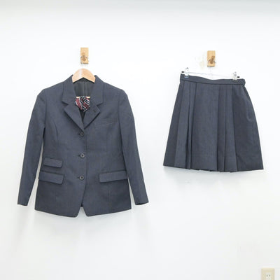 【中古】東京都 江戸川区葛西第三中学校 女子制服 3点（ブレザー・スカート）sf021108