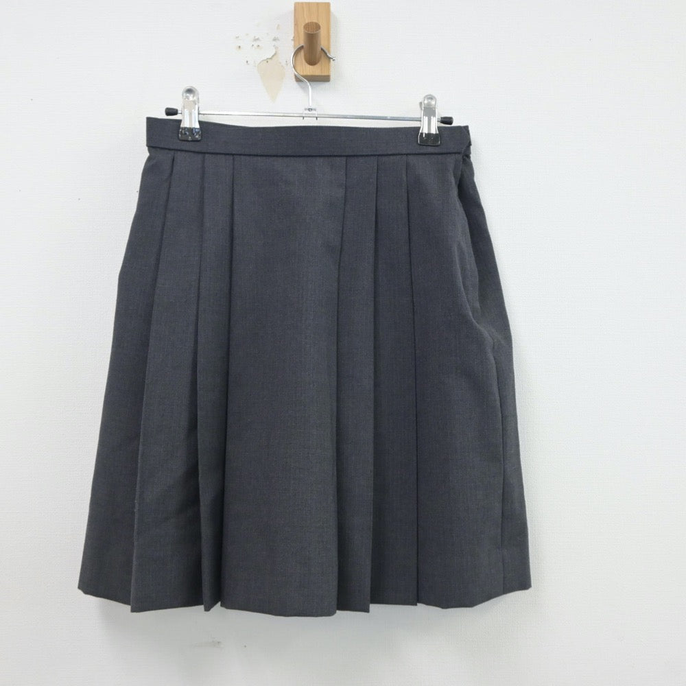 【中古】東京都 江戸川区葛西第三中学校 女子制服 2点（ニット・スカート）sf021109