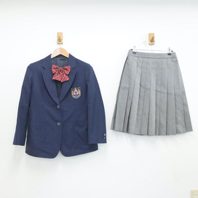 【中古】山梨県 塩山高等学校 女子制服 3点（ブレザー・スカート）sf021113