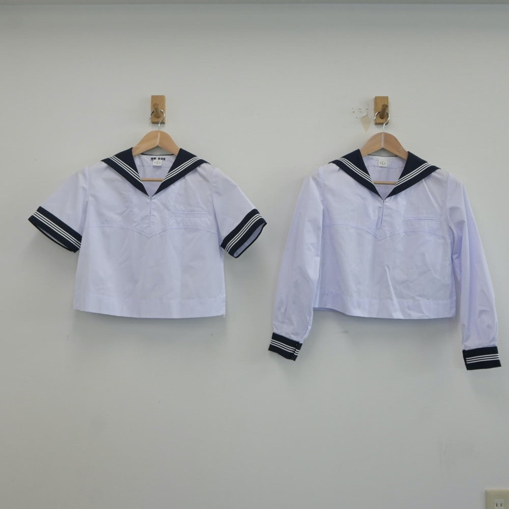 【中古】東京都 豊島岡女子学園 中学校・高等学校 女子制服 2点（セーラー服）sf021128