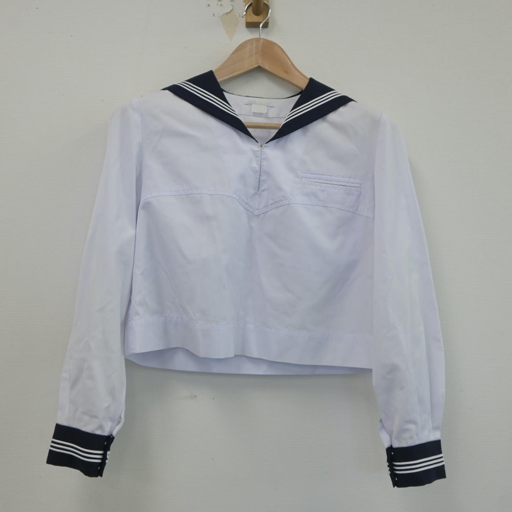 【中古】東京都 豊島岡女子学園 中学校・高等学校 女子制服 2点（セーラー服）sf021129