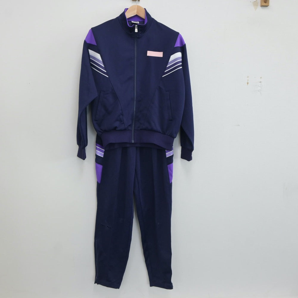 【中古】東京都 荏原第一中学校 女子制服 2点（ジャージ 上・ジャージ 下）sf021134