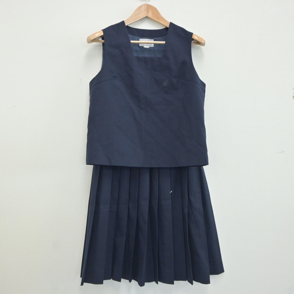 【中古】愛媛県 道後中学校 女子制服 3点（ブレザー・ベスト・スカート）sf021143