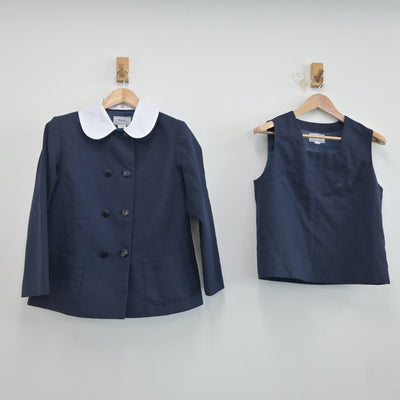 【中古】愛媛県 道後中学校 女子制服 3点（ブレザー・ベスト・スカート）sf021143