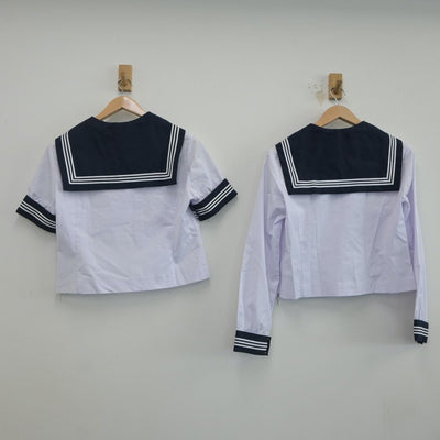 【中古】栃木県 栃木女子高等学校 女子制服 2点（セーラー服）sf021146