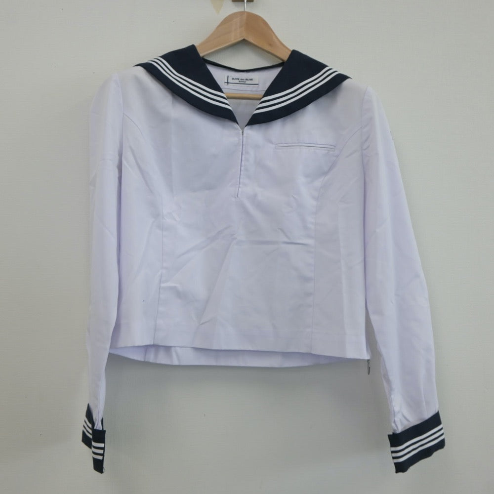 【中古】栃木県 栃木女子高等学校 女子制服 2点（セーラー服）sf021146