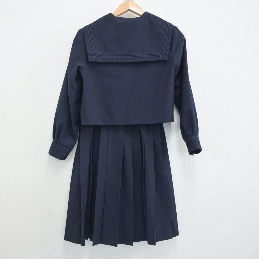 【中古】北海道 大野中学校 女子制服 3点（セーラー服・スカート）sf021148