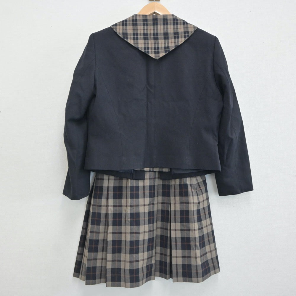 【中古】岡山県 明誠学院高等学校 女子制服 3点（ブレザー・スカート）sf021149