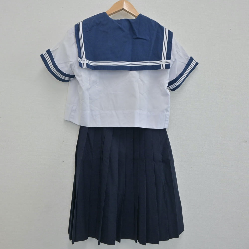 【中古】大阪府 大阪成蹊女子高等学校 女子制服 3点（セーラー服・スカート）sf021151