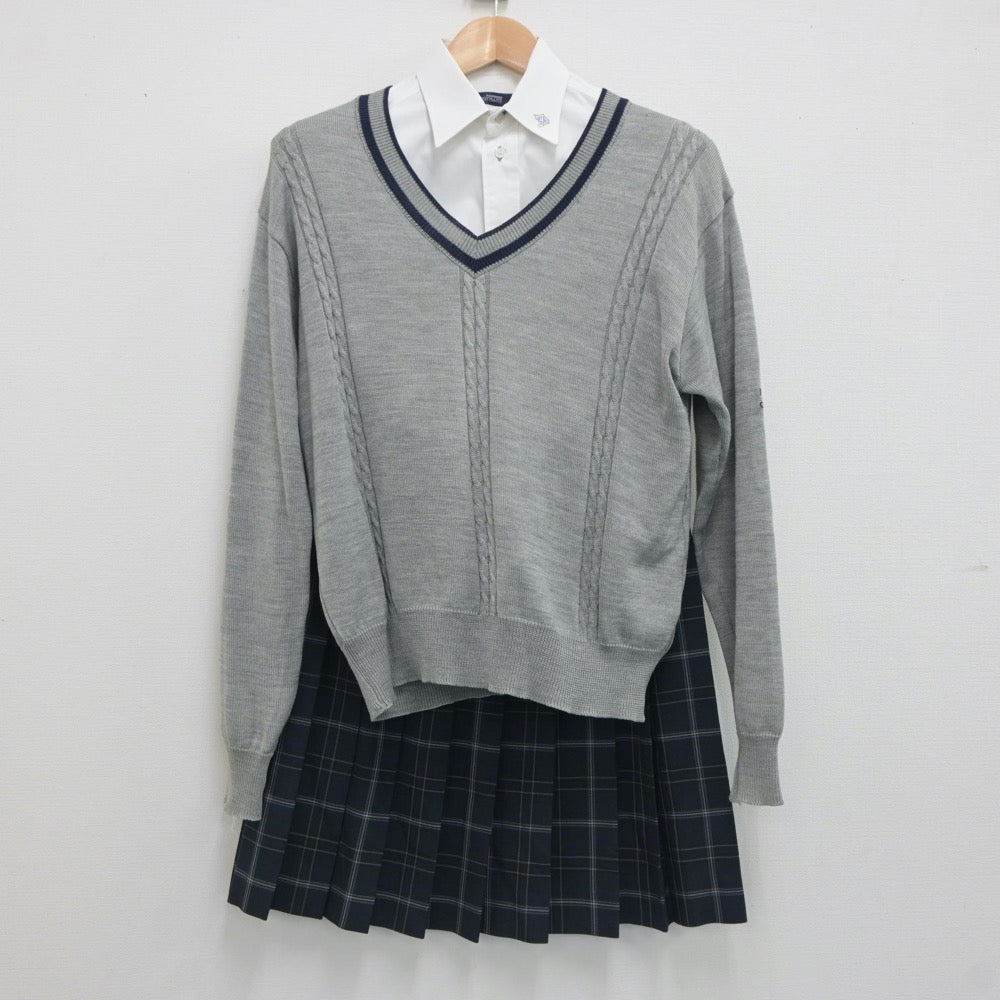 中古制服】宮城県 古川学園高等学校 女子制服 4点（ブレザー・シャツ・ニット・スカート）sf021155【リサイクル学生服】 | 中古制服通販パレイド