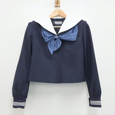 【中古】栃木県 栃木女子高等学校 女子制服 3点（セーラー服・スカート）sf021156