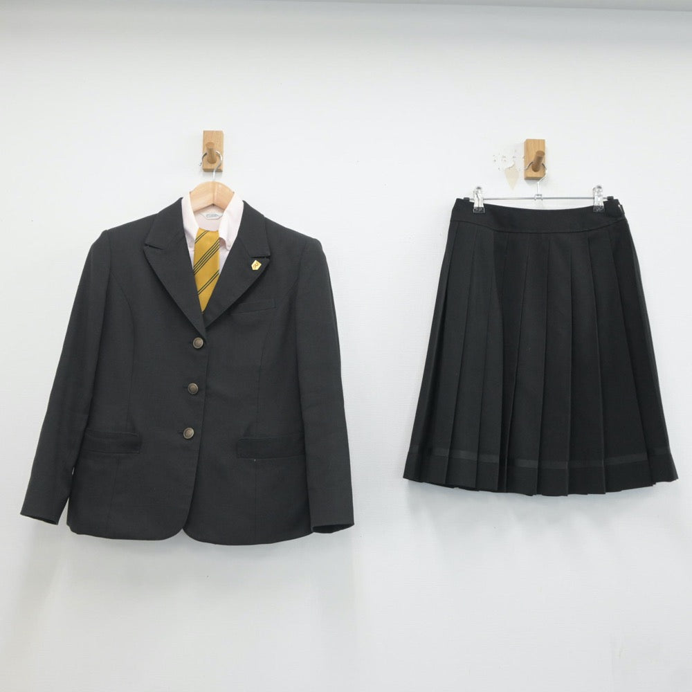 【中古】大阪府 初芝立命館高等学校 女子制服 5点（ブレザー・シャツ・スカート）sf021180