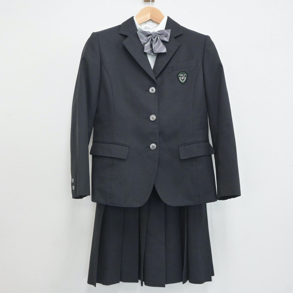 【中古】愛媛県 愛媛大学附属高等学校 女子制服 5点（ブレザー・シャツ・スカート）sf021193