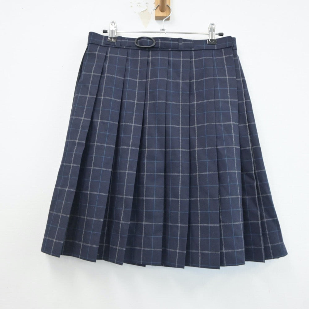 【中古】群馬県 利根実業高等学校 女子制服 5点（ブレザー・シャツ・ニット・スカート）sf021197