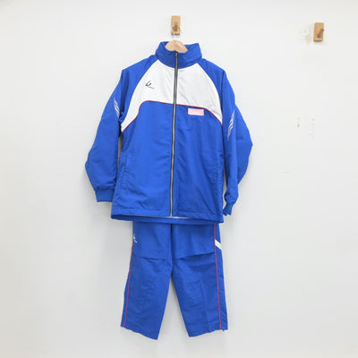 【中古】埼玉県 埼玉県深谷南中学校 女子制服 2点（ジャージ 上・ジャージ 下）sf021200