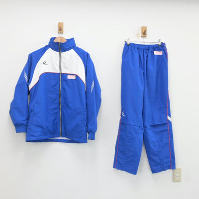 【中古】埼玉県 埼玉県深谷南中学校 女子制服 2点（ジャージ 上・ジャージ 下）sf021200