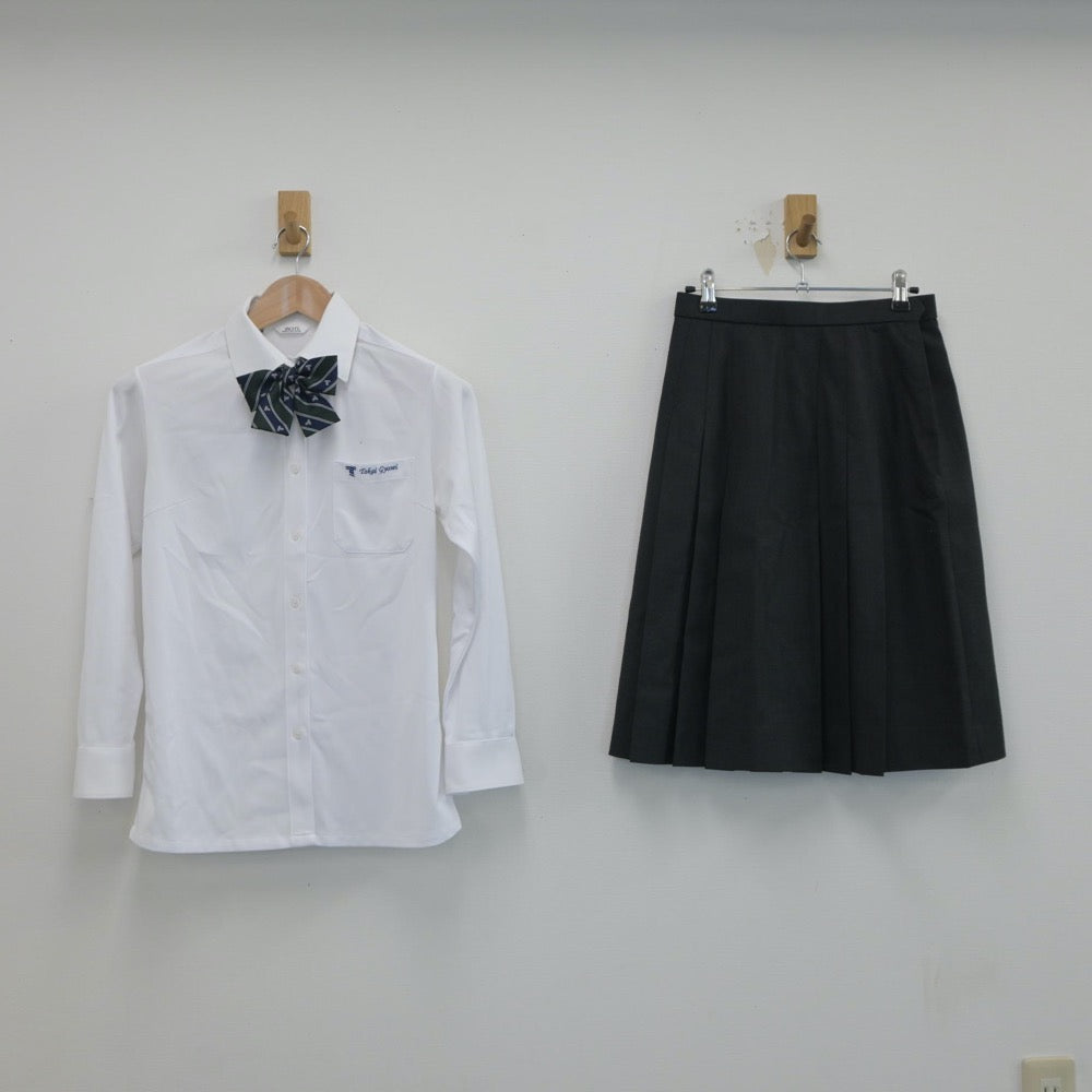 【中古】大阪府 東海大学付属大阪仰星高等学校 女子制服 6点（ブレザー・シャツ・ニット・スカート）sf021211