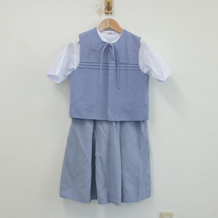 中古制服】茨城県 茨城キリスト教学園中学校 女子制服 3点（ベスト・シャツ・スカート）sf021220【リサイクル学生服】 | 中古制服通販パレイド