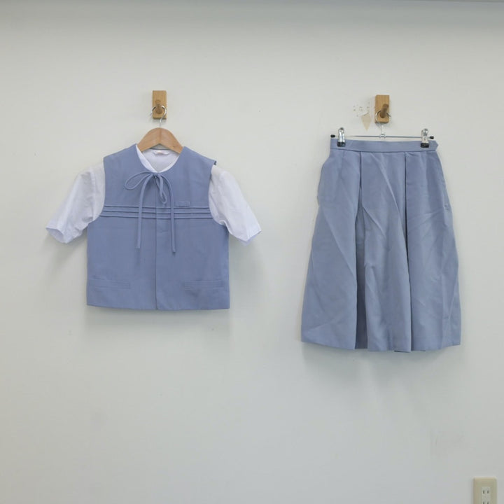 中古制服】茨城県 茨城キリスト教学園中学校 女子制服 3点（ベスト・シャツ・スカート）sf021220【リサイクル学生服】 | 中古制服通販パレイド