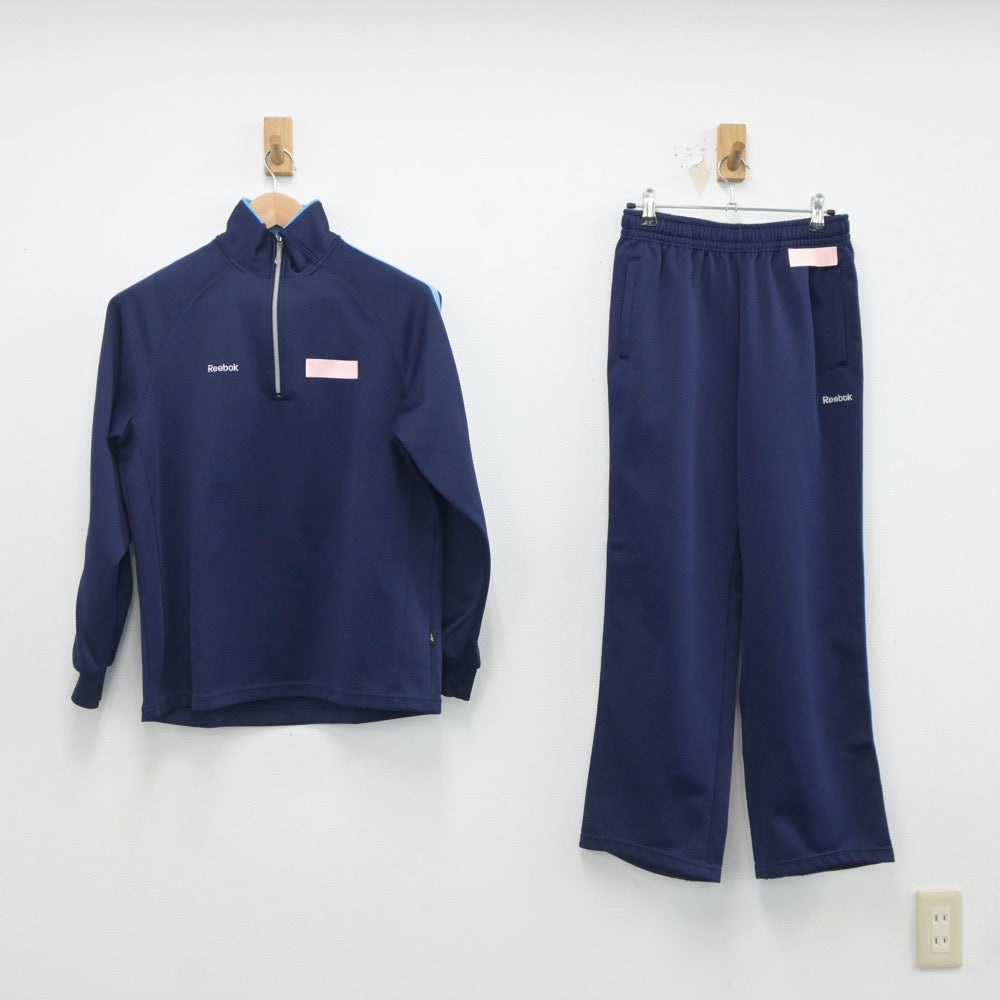 【中古】福岡県 福岡私立福智高校 女子制服 2点（ジャージ 上・ジャージ 下）sf021228