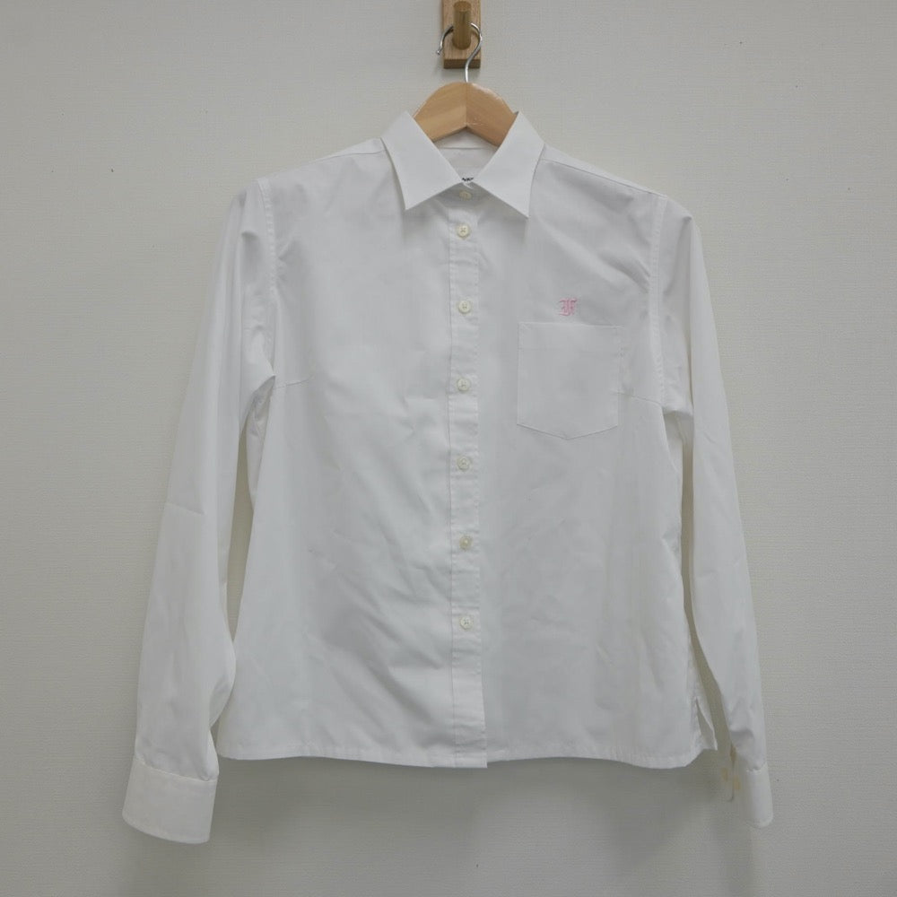 【中古】福岡県 福岡私立福智高校 女子制服 3点（ニット・シャツ・スカート）sf021240