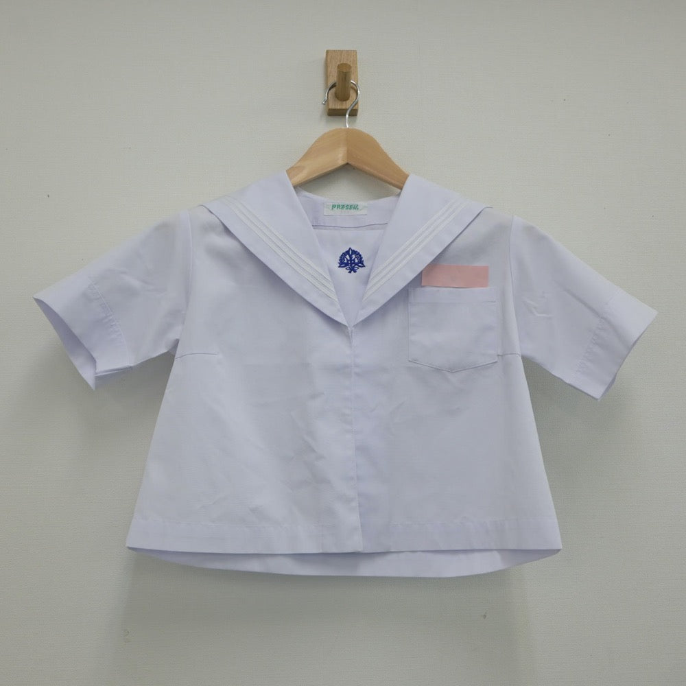 【中古】福岡県 後藤寺中学校 女子制服 3点（セーラー服・スカート）sf021244