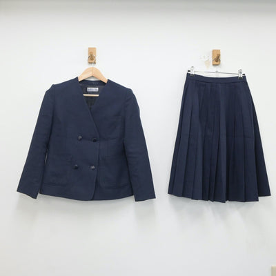 【中古】埼玉県 さいたま市立岸中学校 女子制服 2点（ブレザー・スカート）sf021247