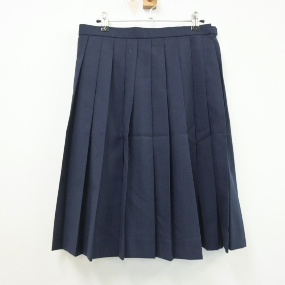 【中古】埼玉県 さいたま市立岸中学校 女子制服 2点（ベスト・スカート）sf021249