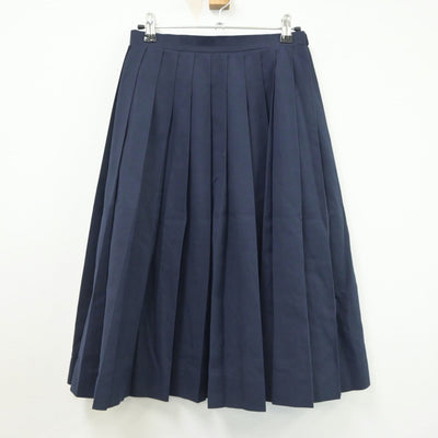 【中古】埼玉県 さいたま市立岸中学校 女子制服 2点（ベスト・スカート）sf021250