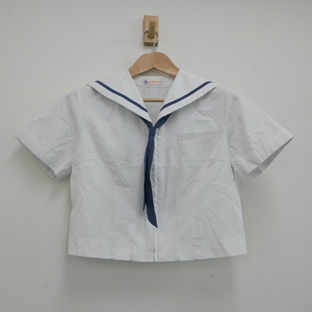 【中古】埼玉県 さいたま市立岸中学校 女子制服 2点（セーラー服・スカート）sf021251