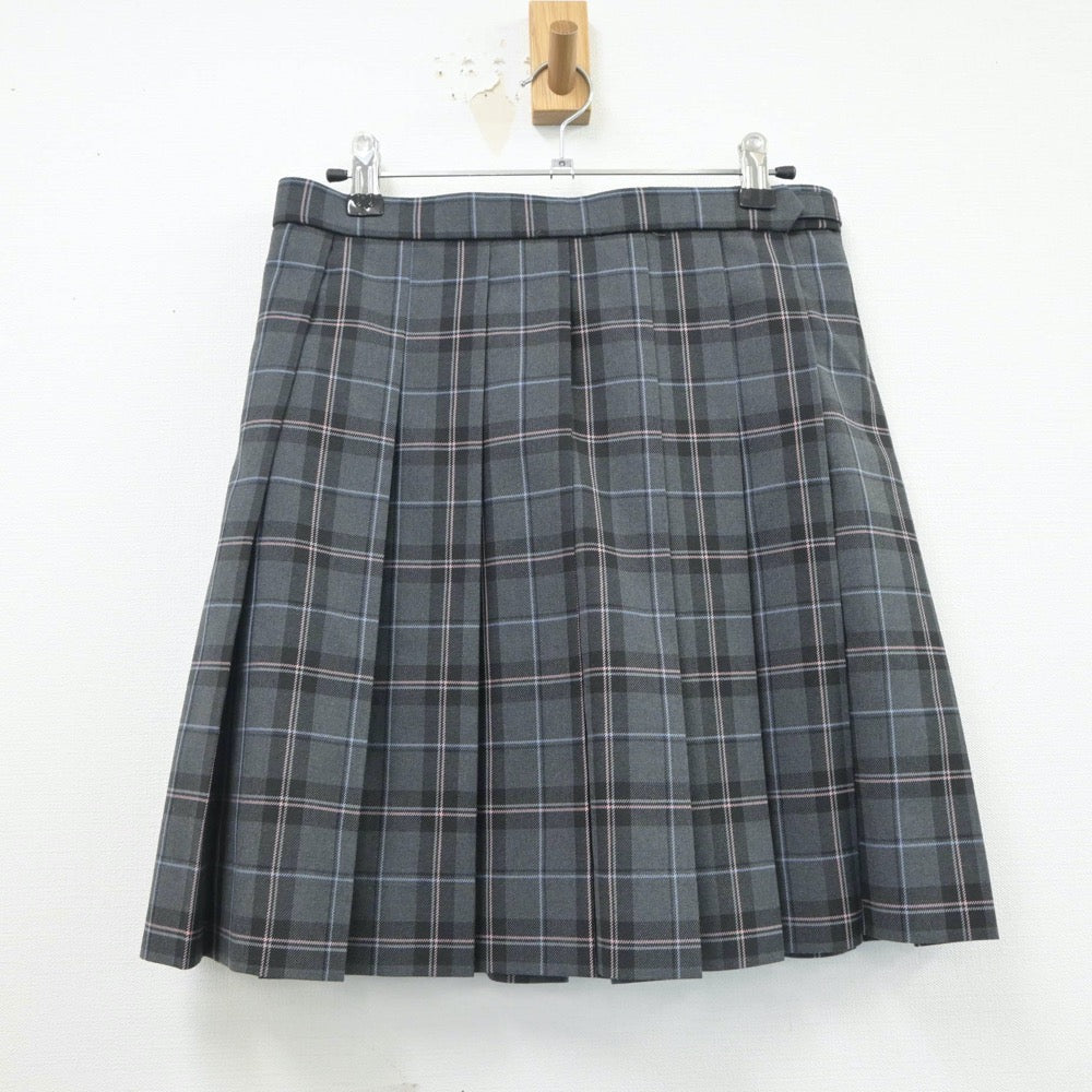 【中古】福岡県 明逢館高校 女子制服 3点（ブレザー・スカート）sf021254