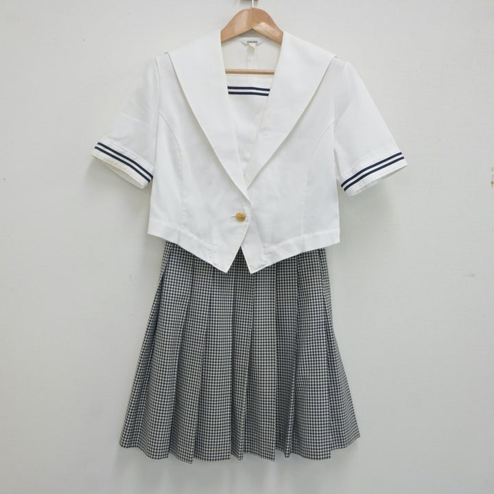 【中古制服】秋田県 秋田県立由利高等学校 女子制服 3点（セーラー服・セーラー服・スカート）sf021256【リサイクル学生服】 |  中古制服通販パレイド